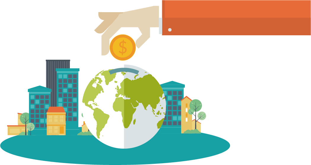 binary option investment finance marketing element vector business finance