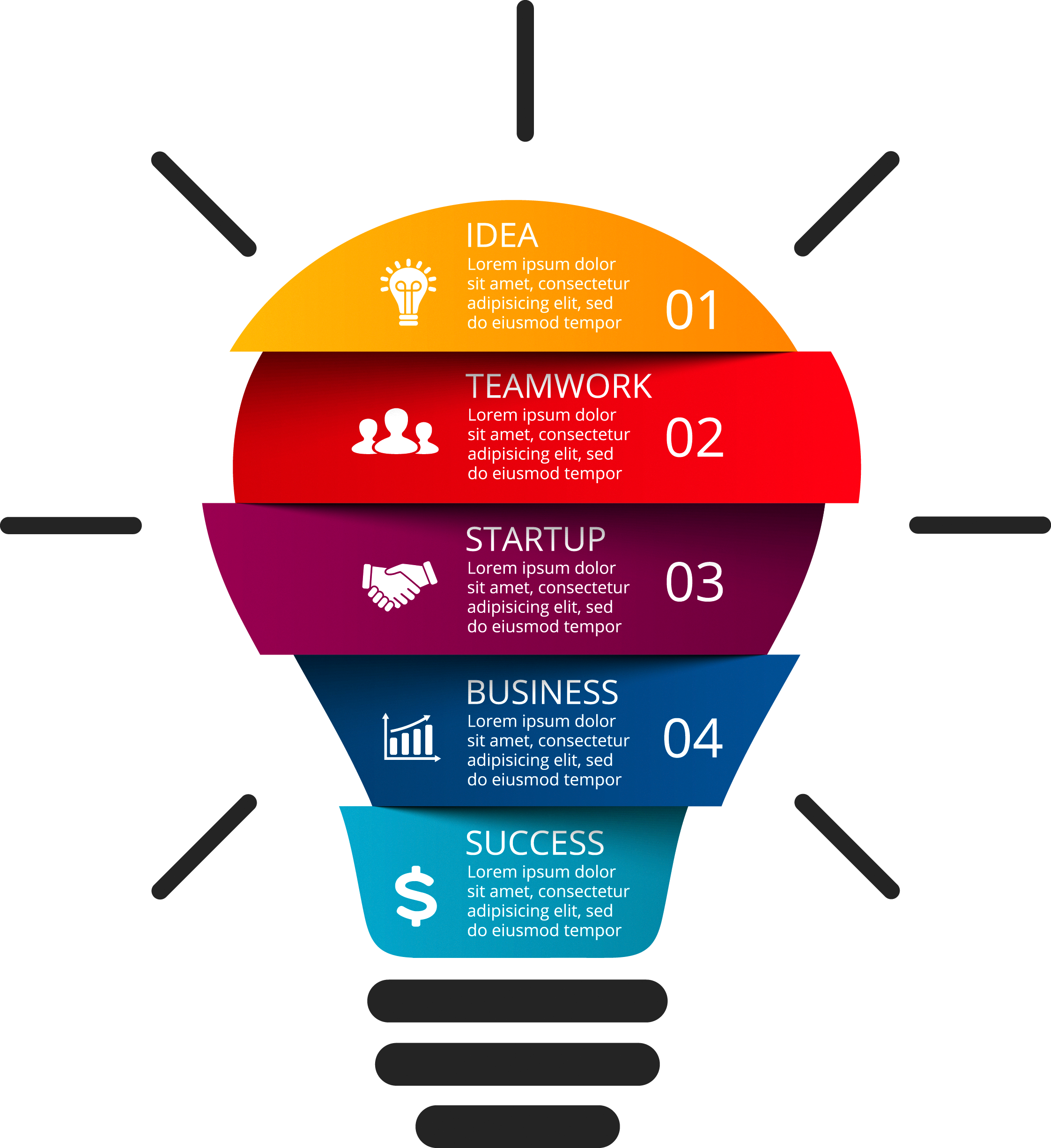 Business Entrepreneurship Infographic Organizati