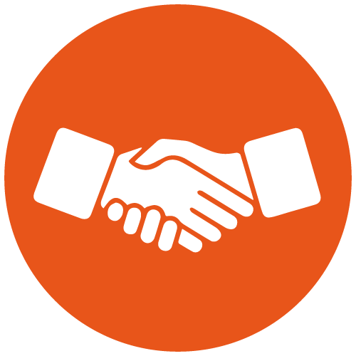 computer icons strategic partnership sales marketing marketing