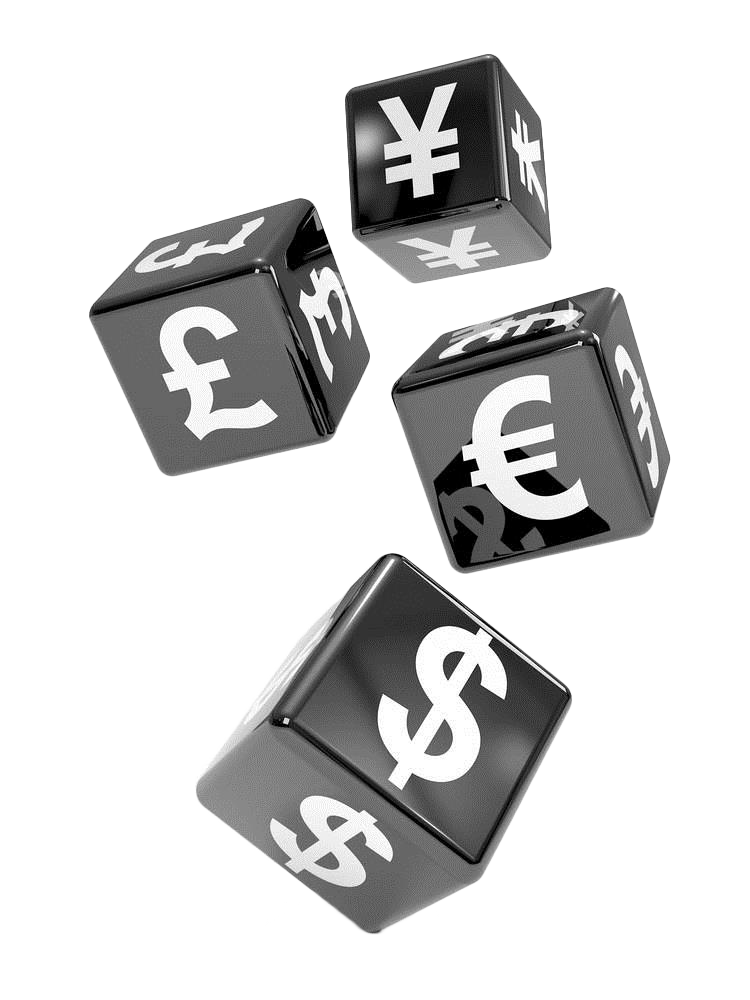 dice currency photography foreign exchange market illustration black suspended dice