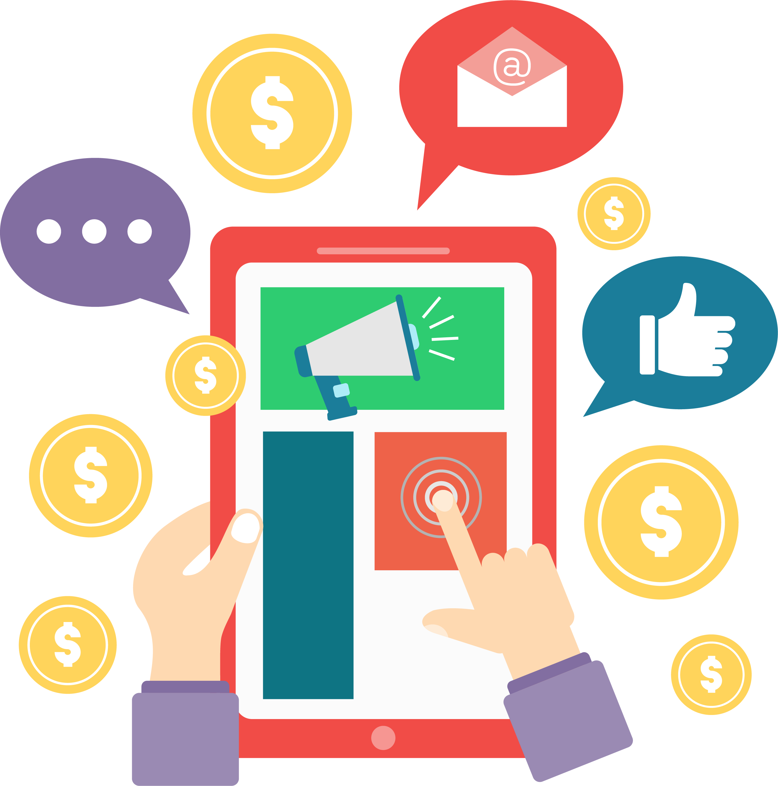 digital marketing advertising sales tablet pc online exchange