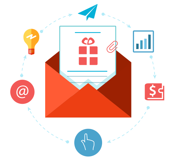 Digital Marketing Email Marketing Flat Design Electronic Mailing List Email Address Newsletter Bounce Address Business transparent back