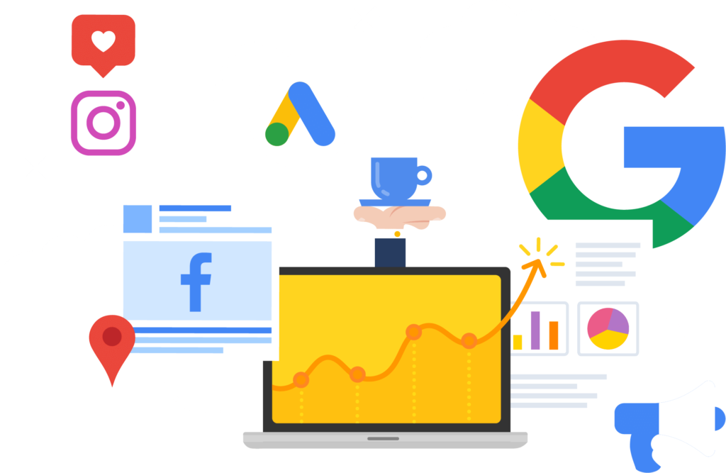 Digital Marketing Icon Advertising Online Advertising Advertising Campaign Social Network Advertising Web Banner Business Promotion transparent back