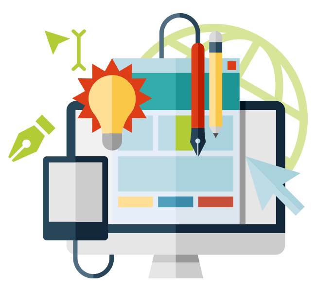 digital marketing responsive web design graphic design home poster