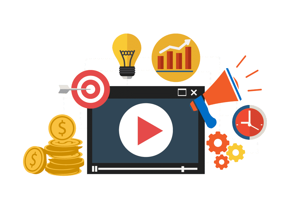 Digital Marketing Social Video Marketing Business Content Marketing Multilevel Marketing Promotion Sales Service transparent back