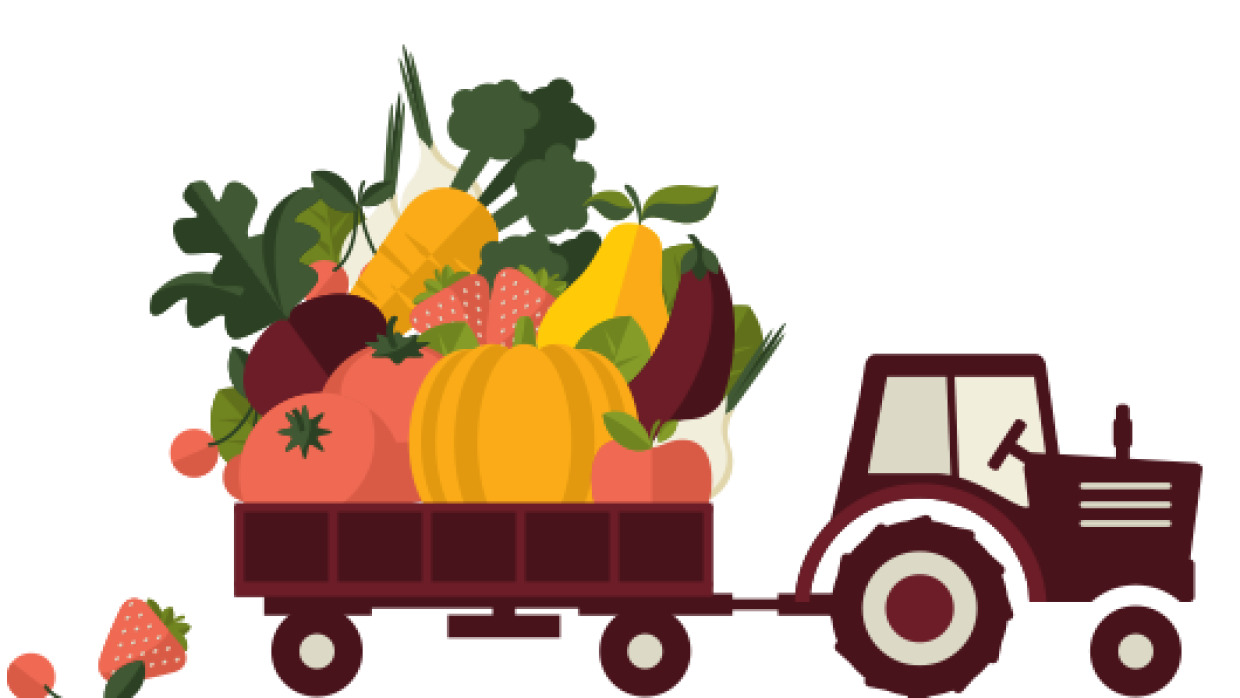 farmers market agriculture organic farming tractor