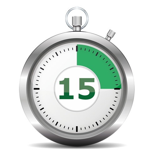 just tell me more marketing tips in 10 minute chunks stopwatch time image time