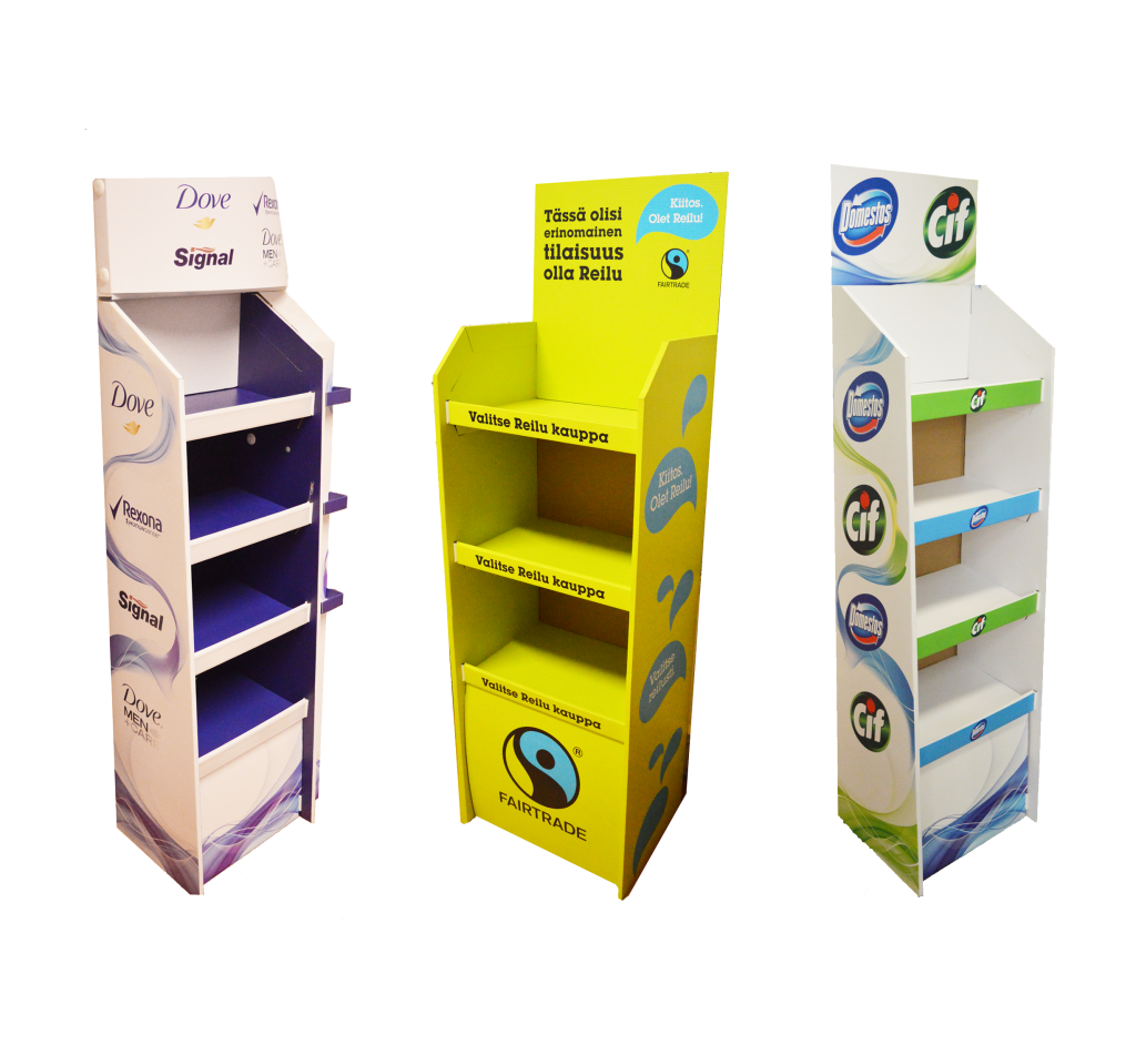 point of sale display in store marketing cardboard display advertising