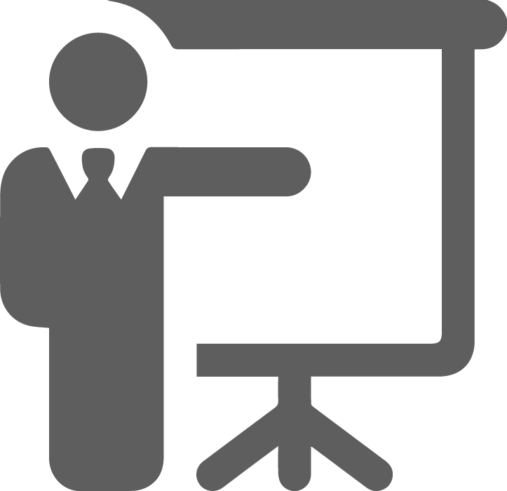 presentation management marketing project manager icon presntation