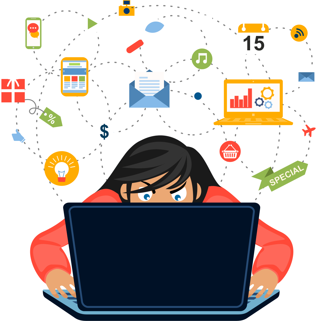 programmer computer software technology computer programming social media marketing - Free Png Download | Seekpik