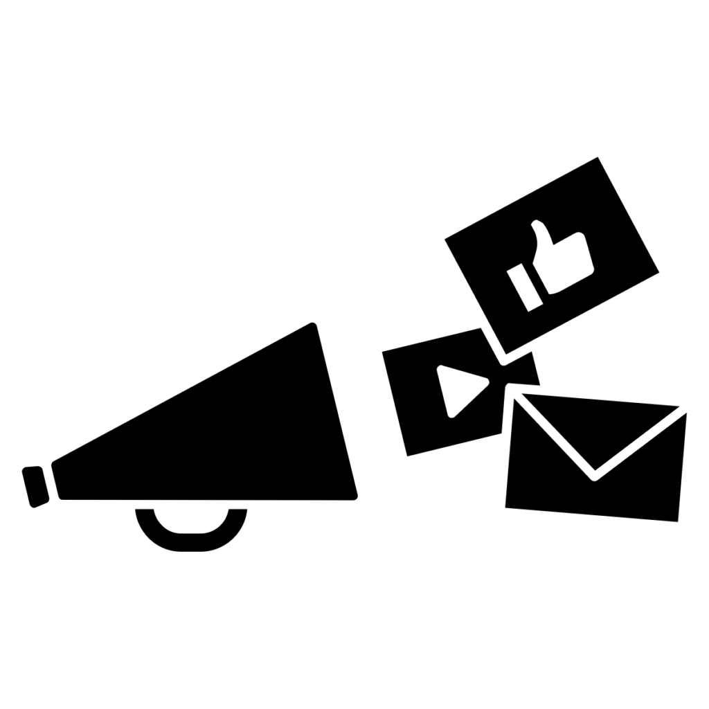 social media communication marketing symbol campaign