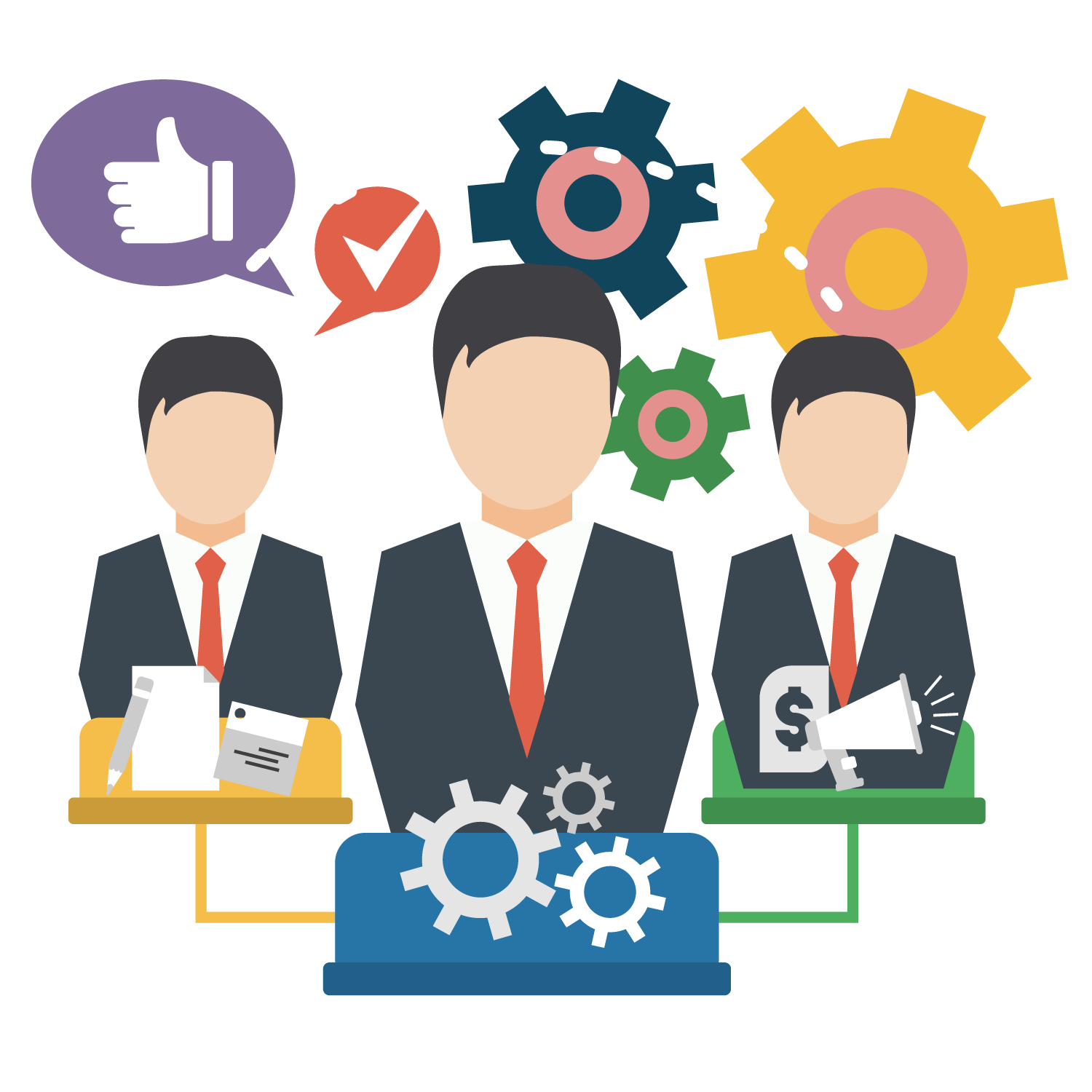 student business management marketing learning vector business male