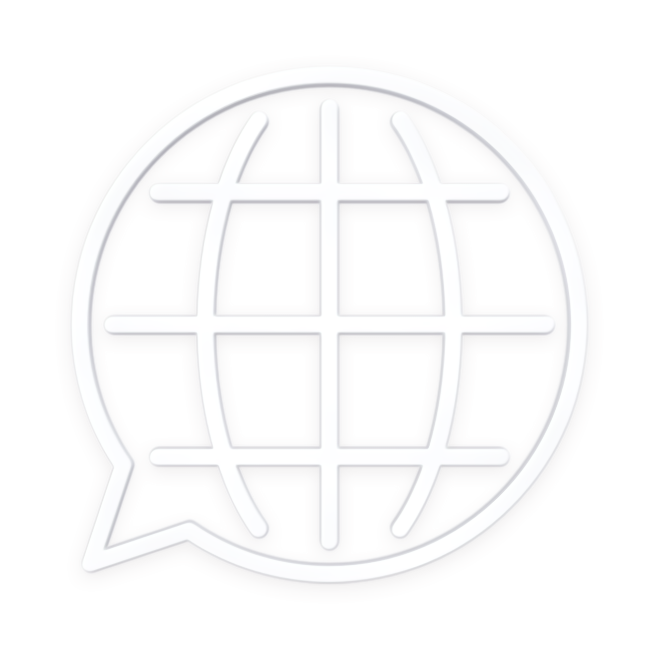 Translation icon Global icon SEO and online marketing Elements icon Logo Circle Symbol transparent back