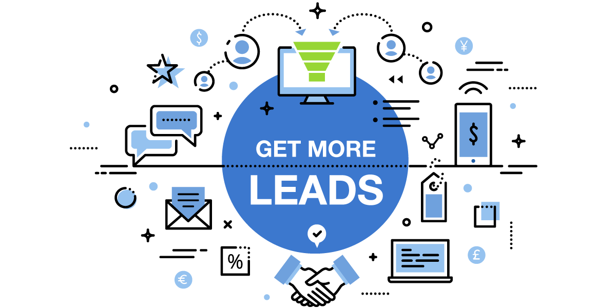 Web Banner Lead Generation Business Marketing Sales Pr