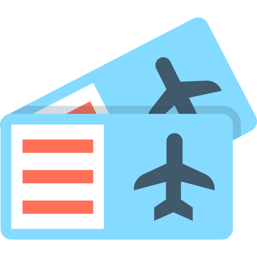 air travel airline ticket airplane plane thicket invitation
