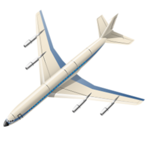 air travel computer icons flight airplane airplane