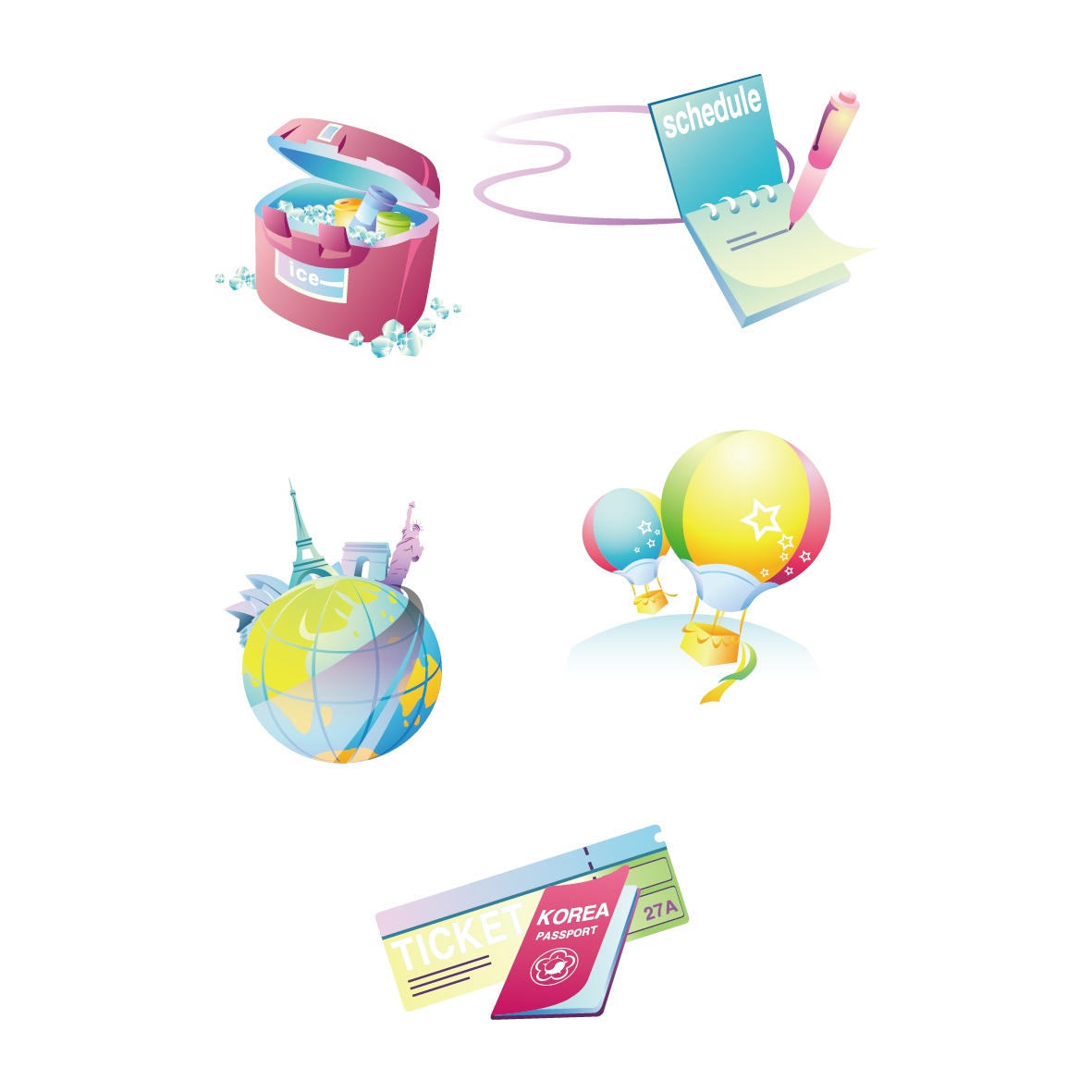 air travel euclidean vector icon creative travel