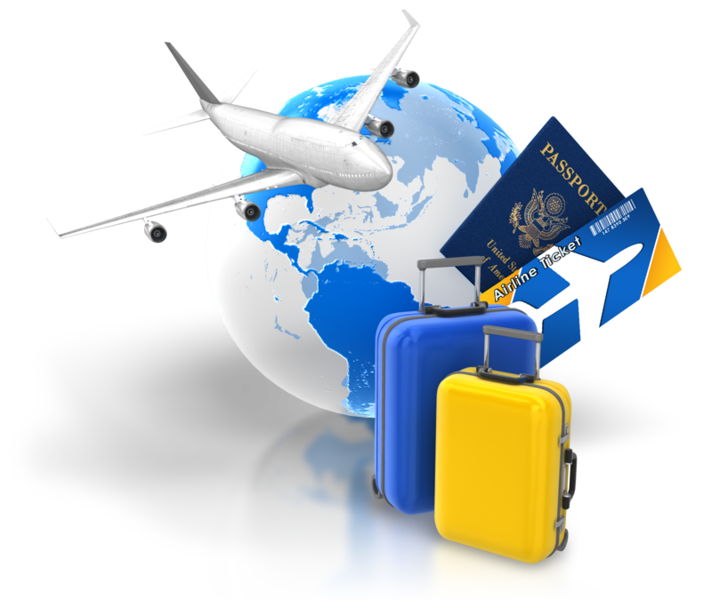 air travel package tour flight airplane airplane