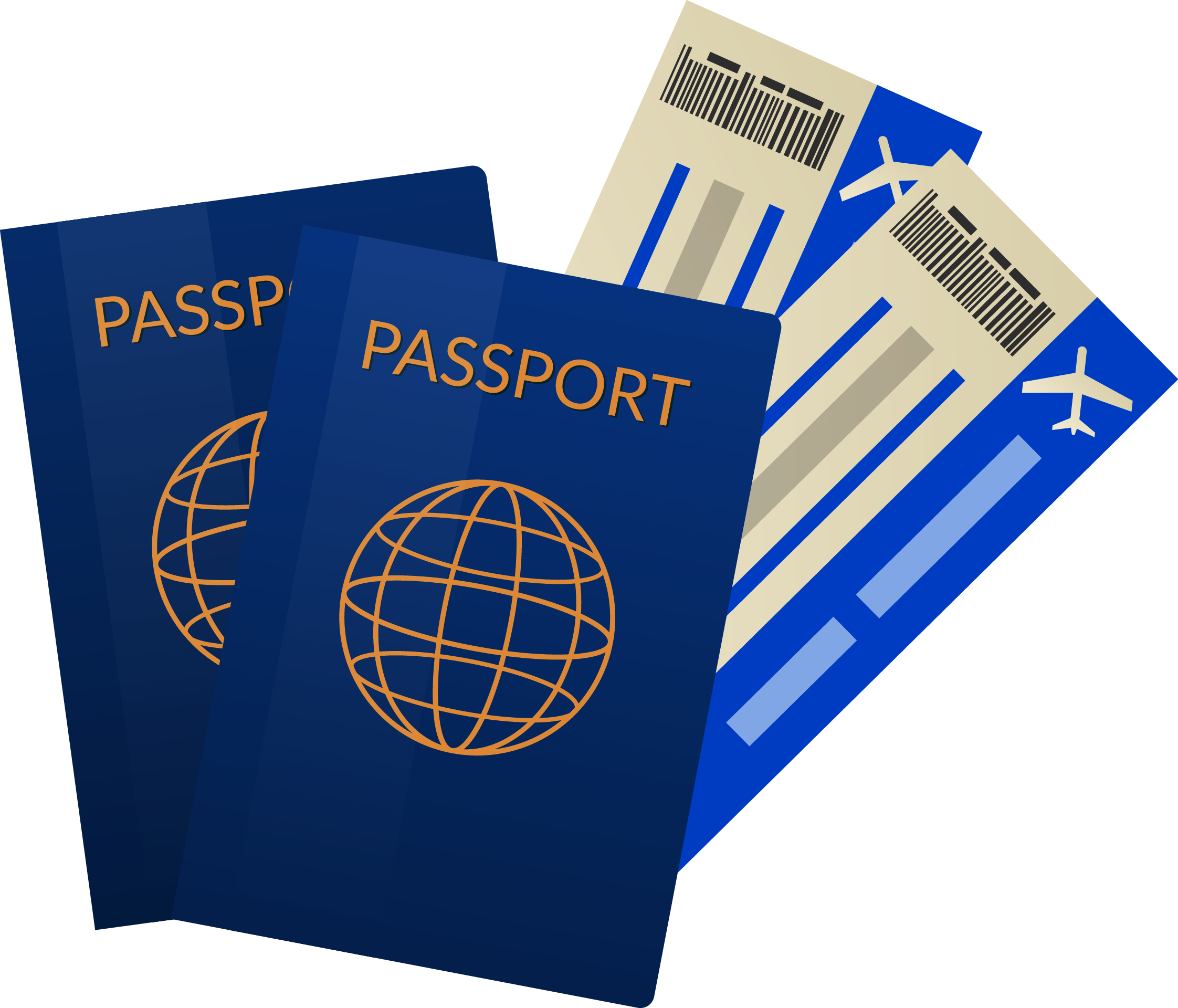 airline ticket travel passport passport tickets