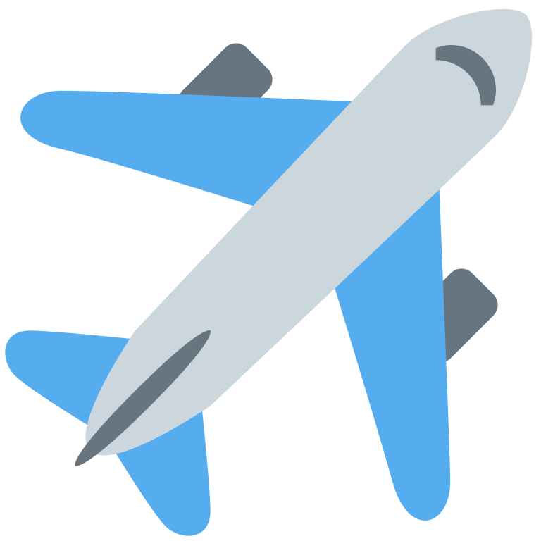 airplane air travel flight emoji airplane