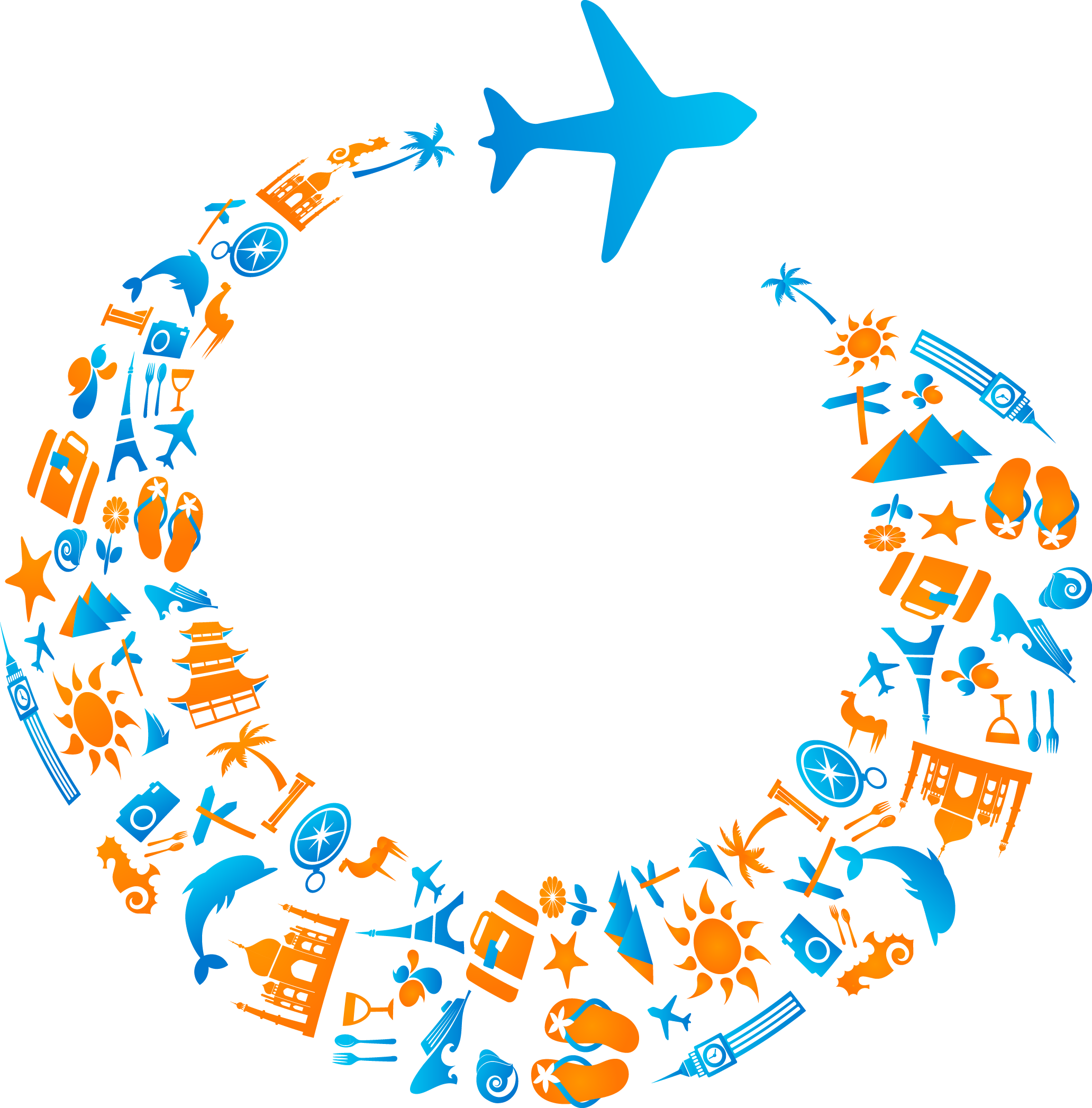airplane air travel royalty free travel elements