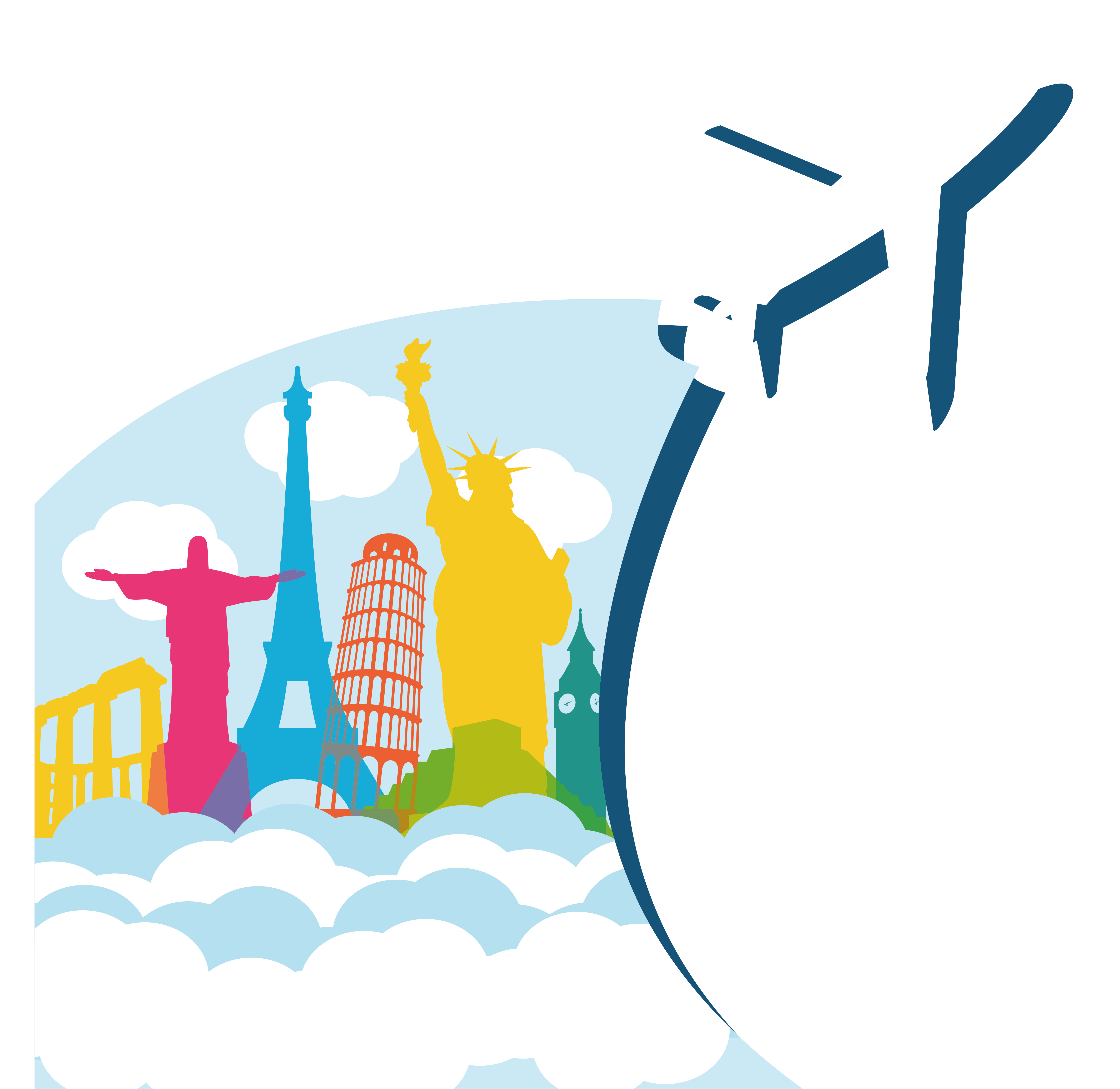 airplane air travel world travel