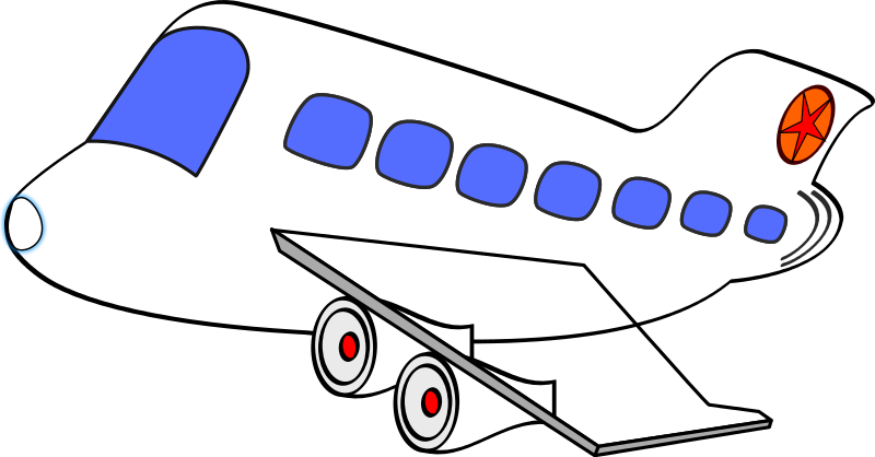 airplane aircraft flight clip art vector graphics air travel