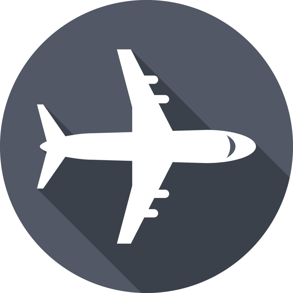 airplane flight air travel computer icons plane