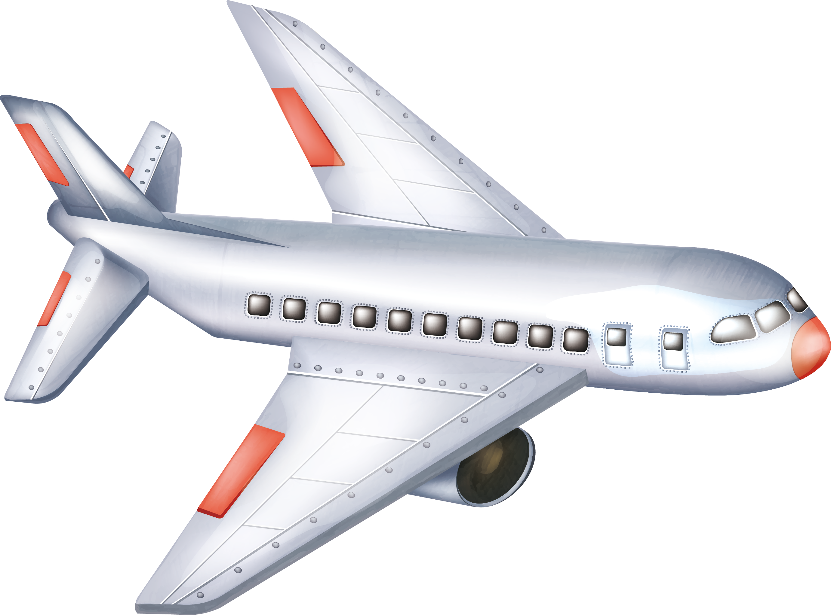 airplane travel airline ticket suitcase vector aircraft