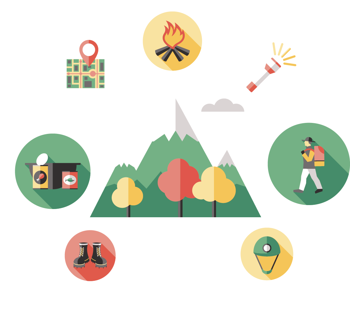 altai republic travel tourism scenic route tourist travel theme vector material