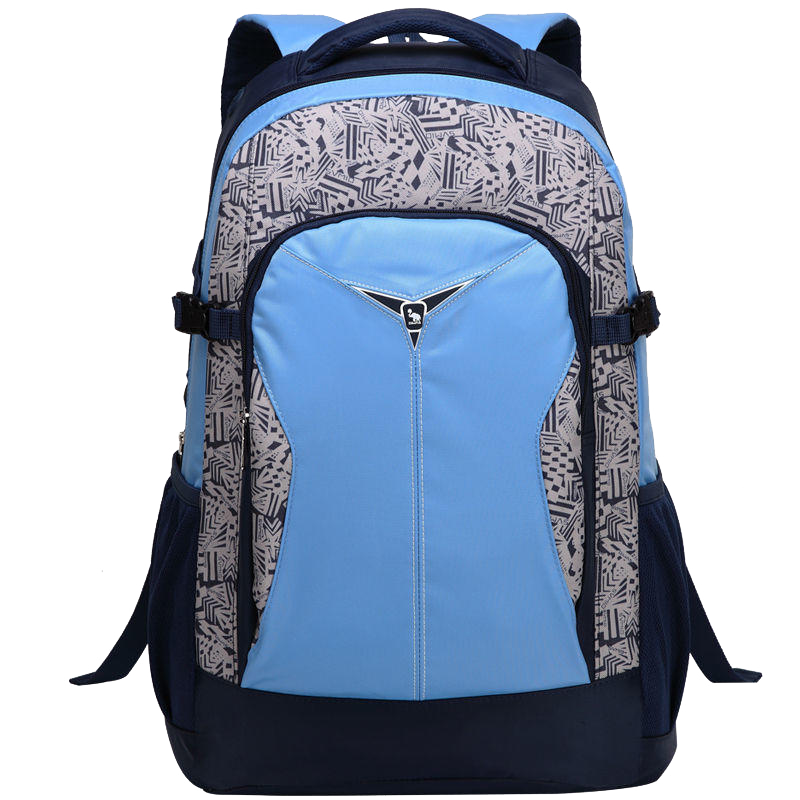 backpack handbag travel nylon blue bag