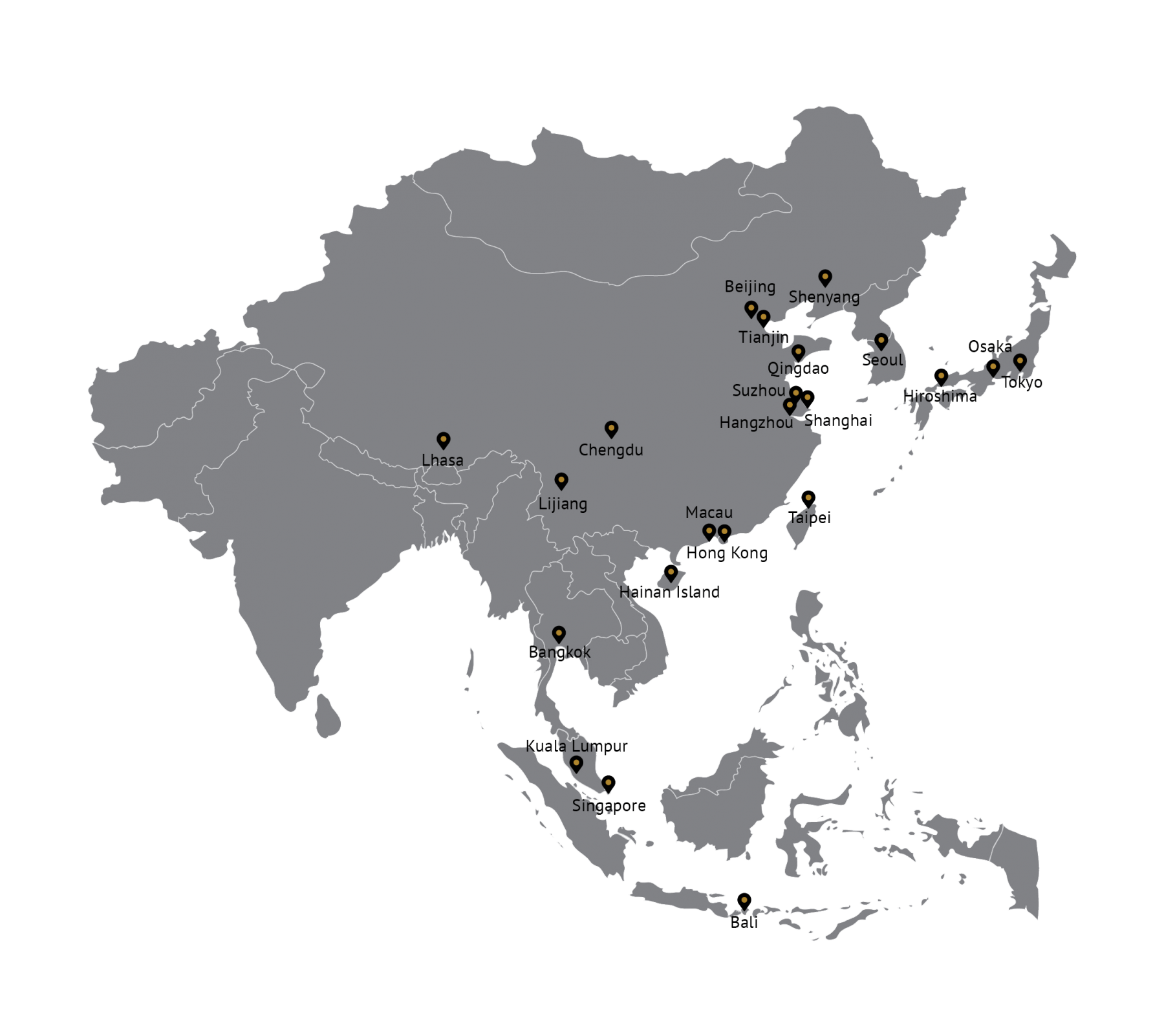 asia world map southeast asia travel