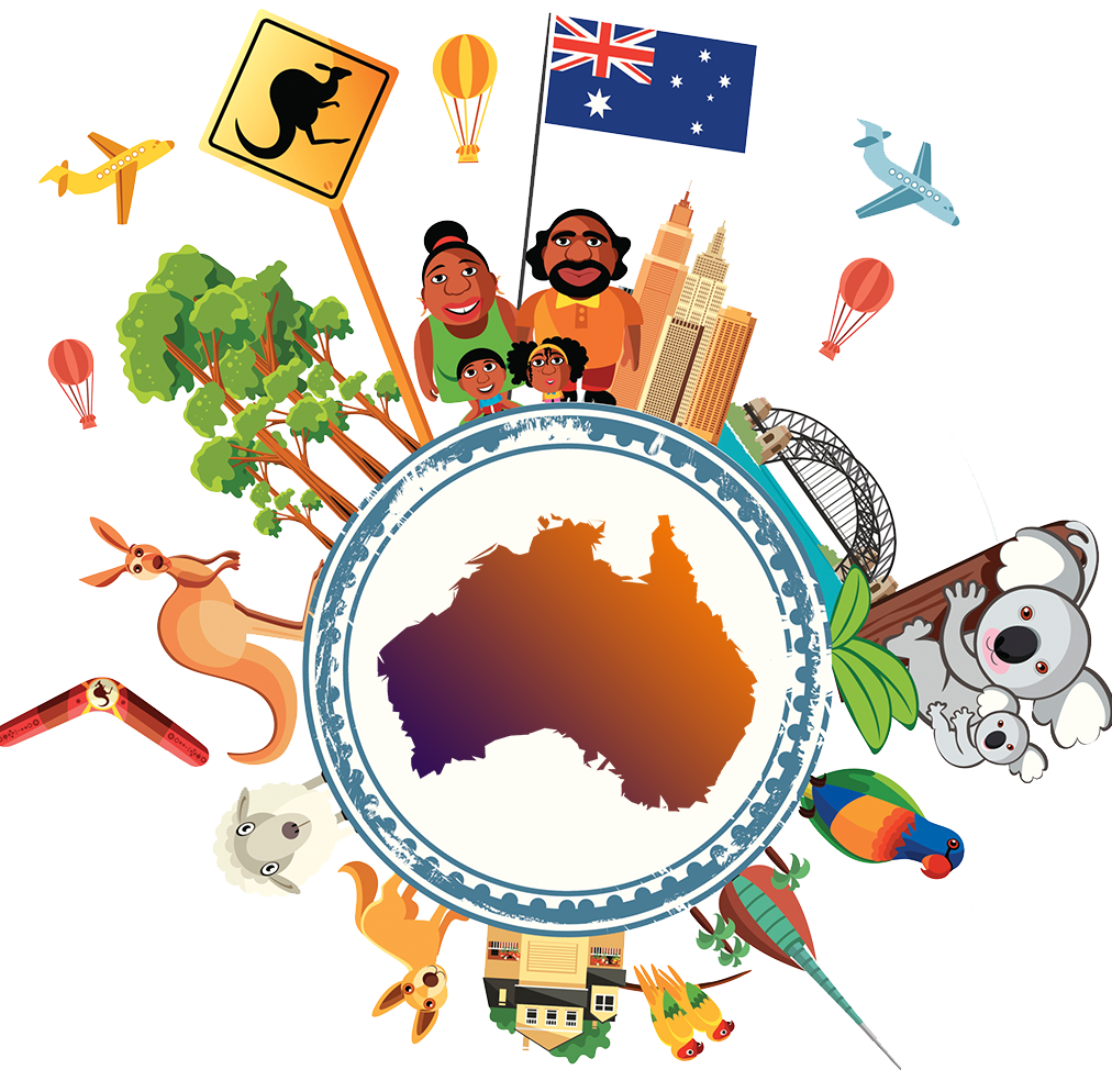 australia stock illustration australian travel animal illustration