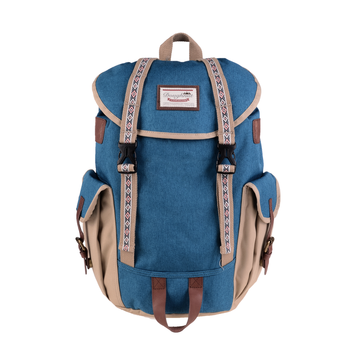 backpacking bag travel donuts woodland