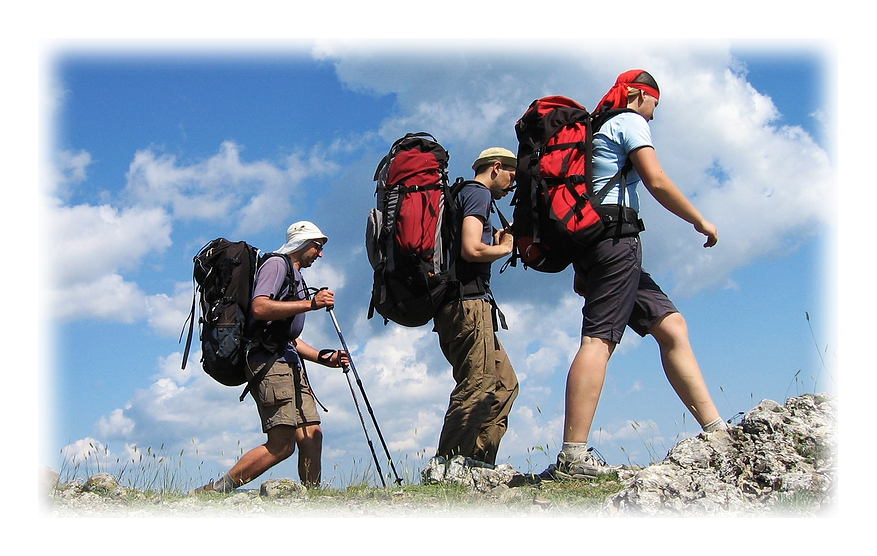 backpacking hiking trail travel camping hiking background