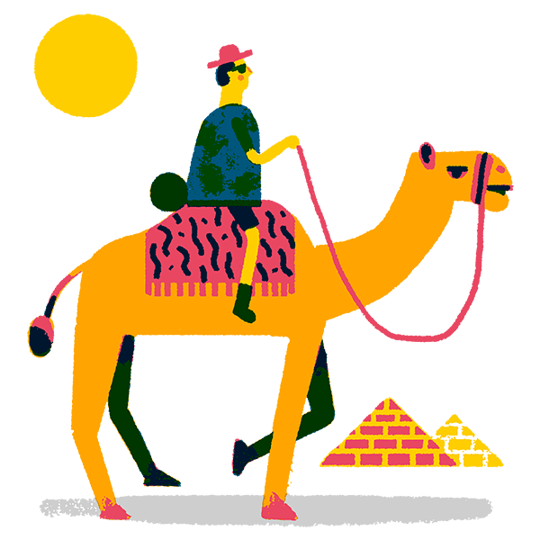 camel clip art product line low carbon travel
