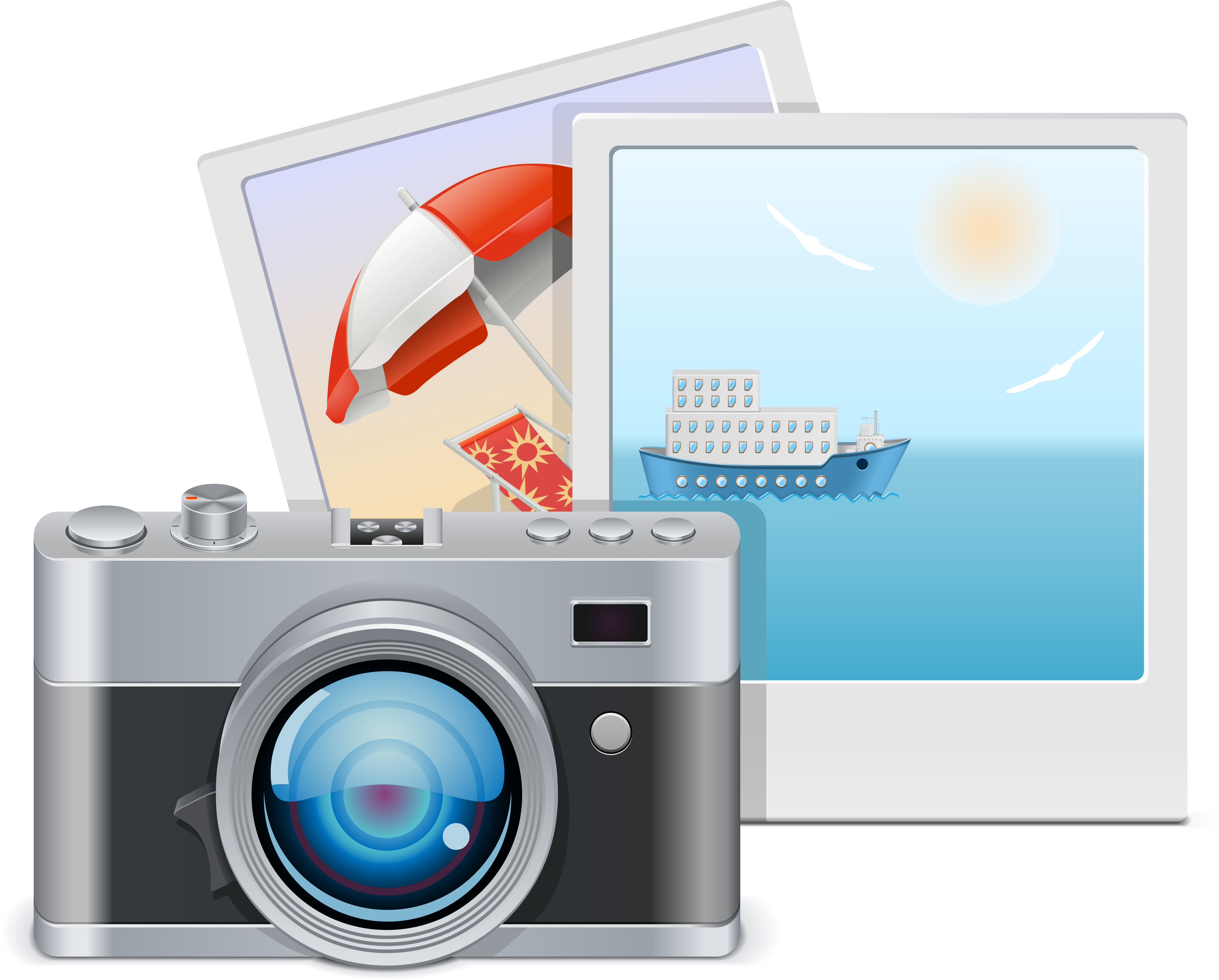 camera photography travel photo camera stereo vector - Free Png Download | Seekpik