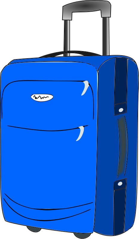 baggage suitcase bag tag clip art cliparts travel luggage
