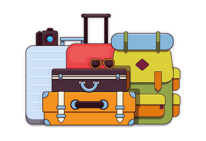 baggage suitcase travel backpack suitcase