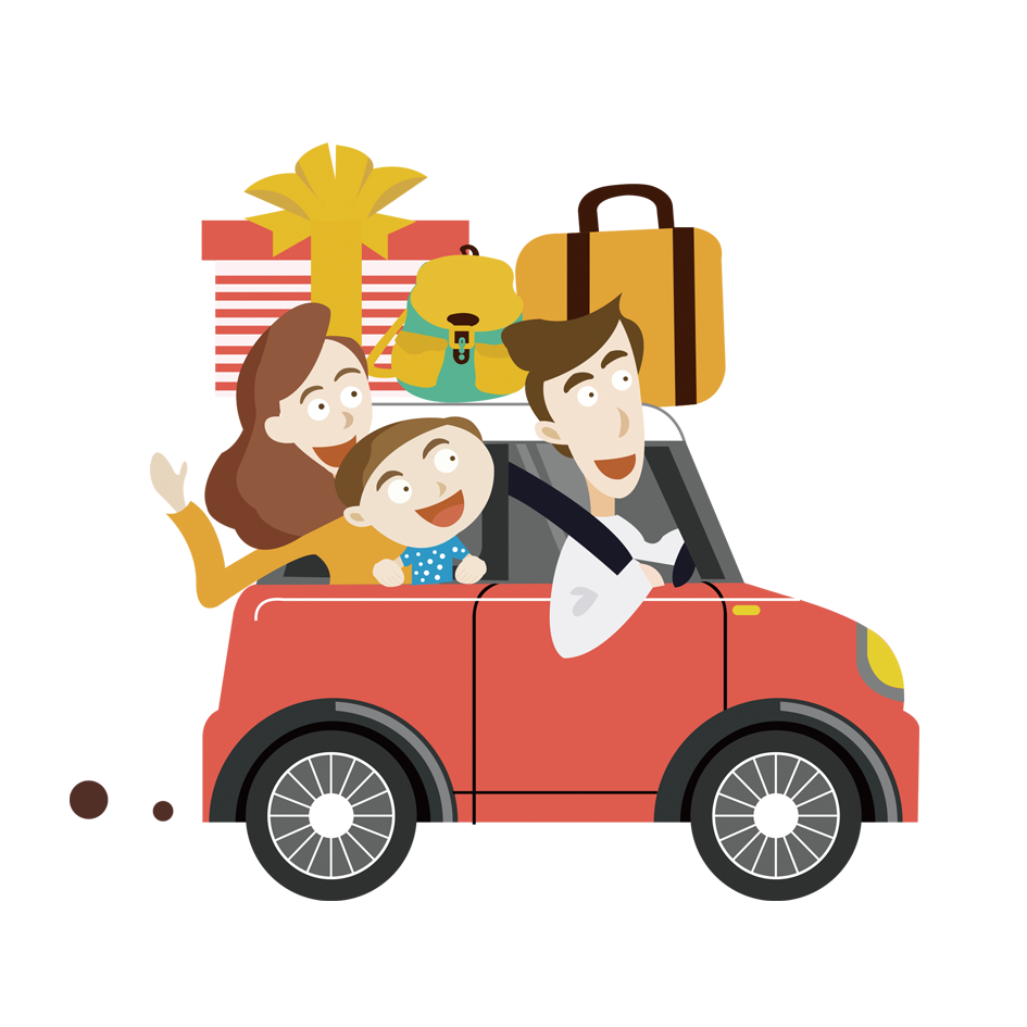 car animation travel drawing cartoon family travel