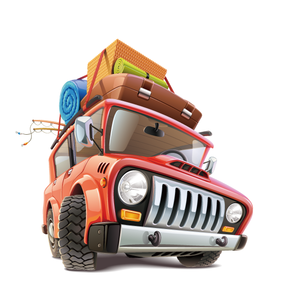 car travel road trip illustration travel traveling by car