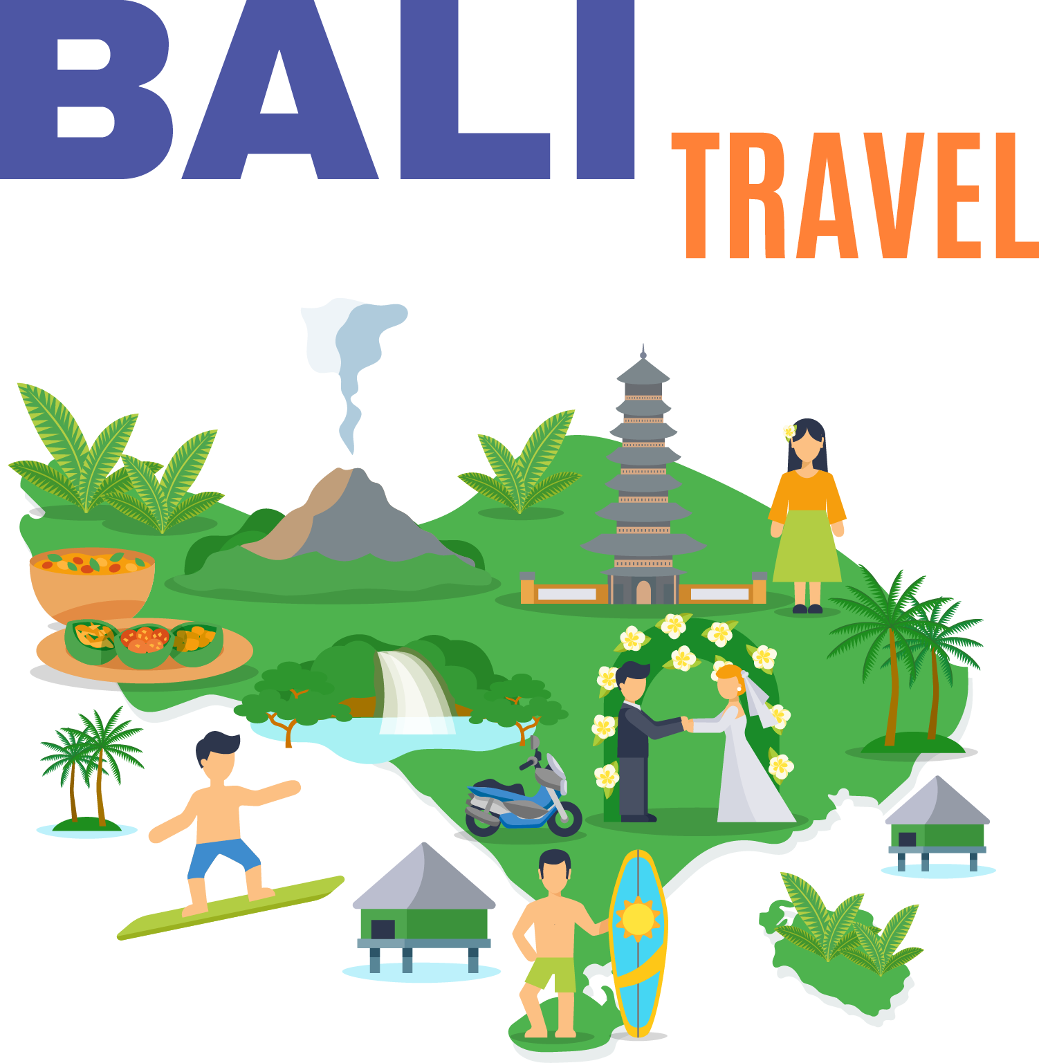 bali royalty free illustration vector went to paris to play