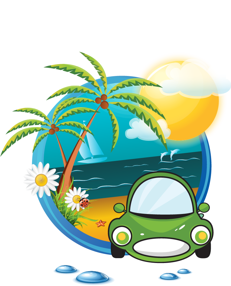 beach logo summer clip art travel element