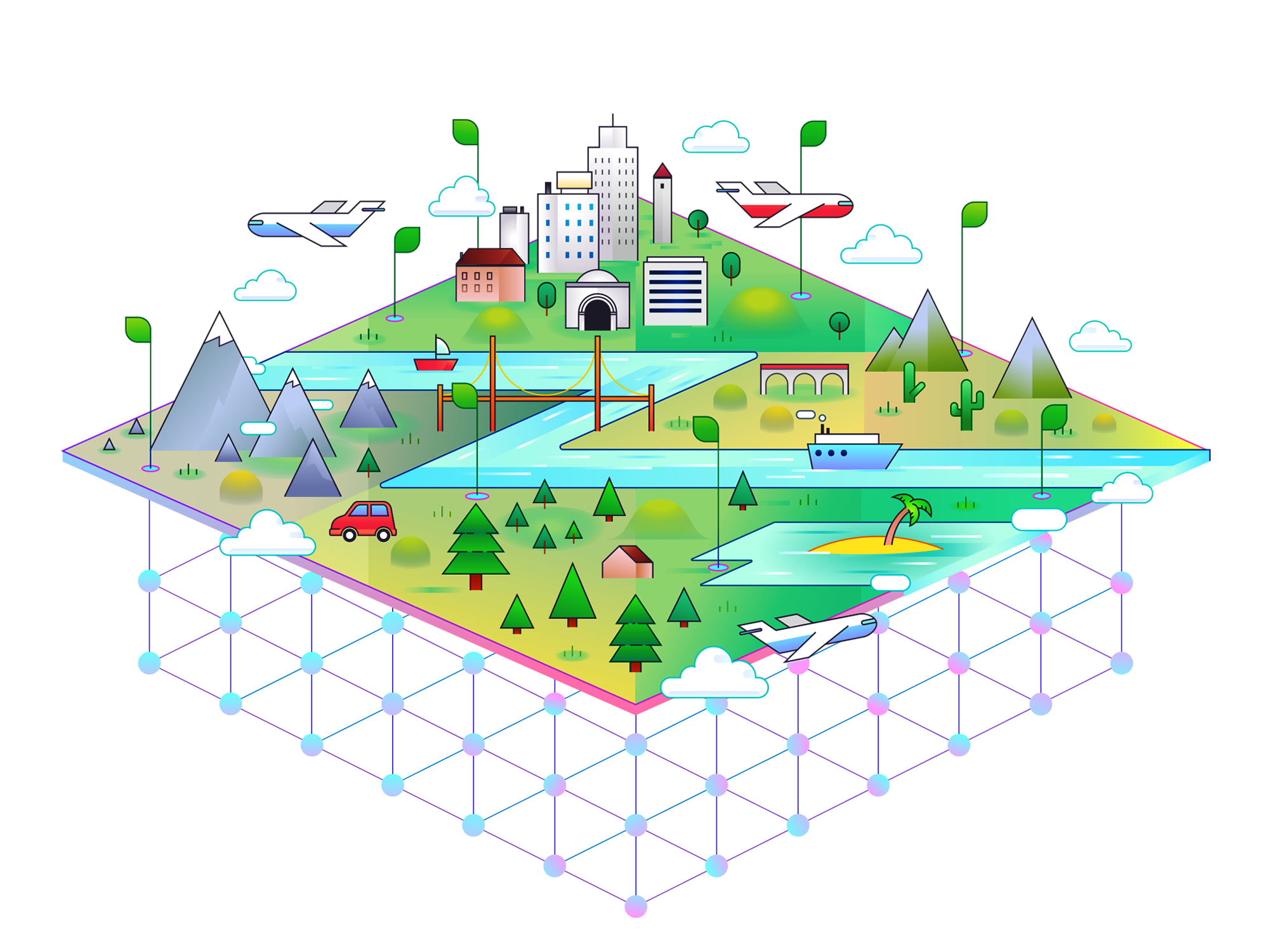 blockchain travel agent initial coin offering airline famous tourist sites