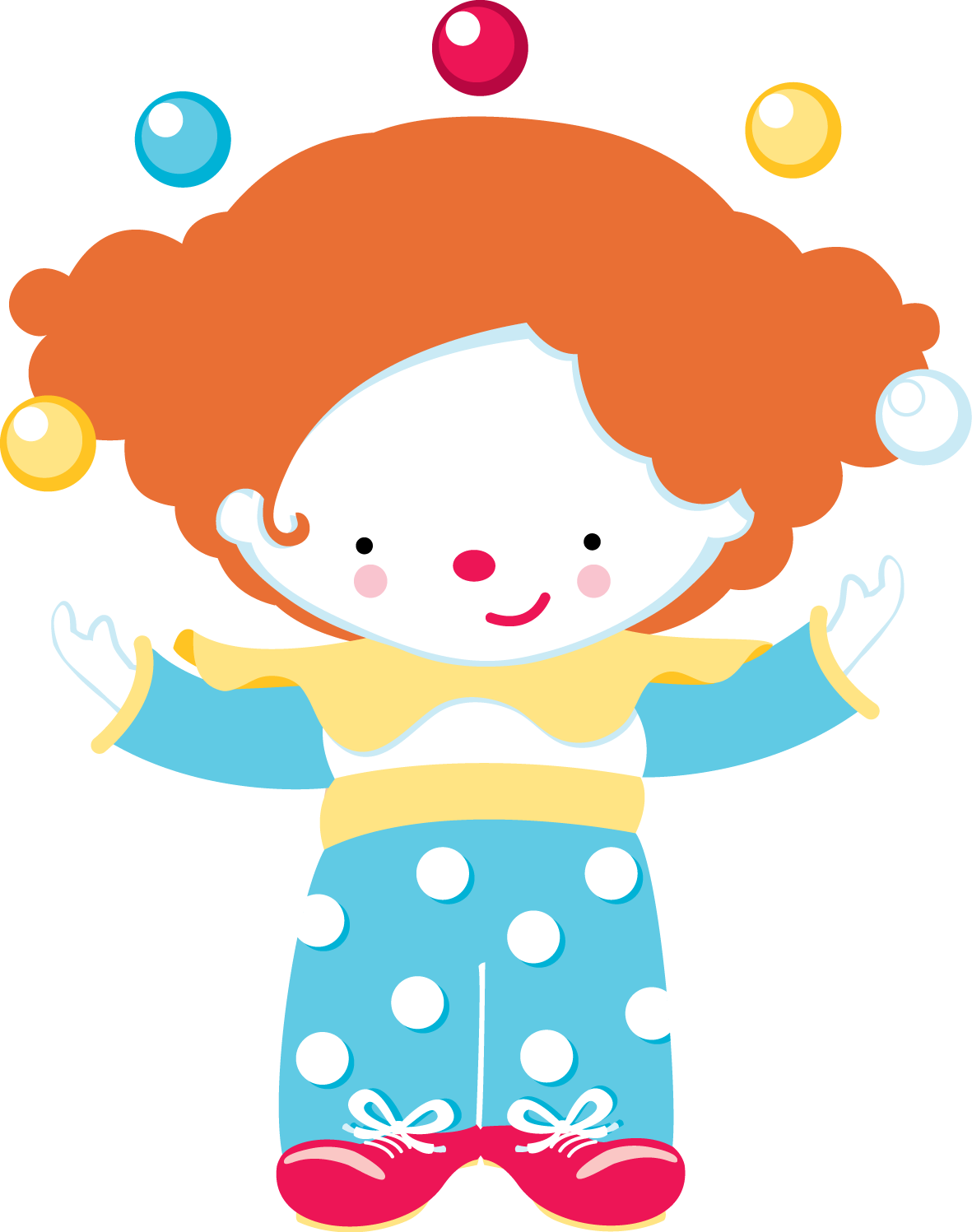 clown circus drawing traveling carnival clown