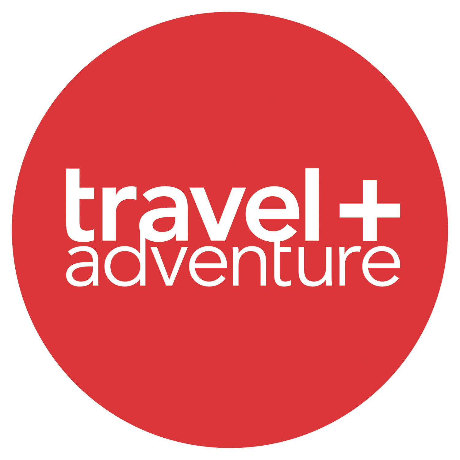 Red Circle Travel Adventure Wordmark Logo