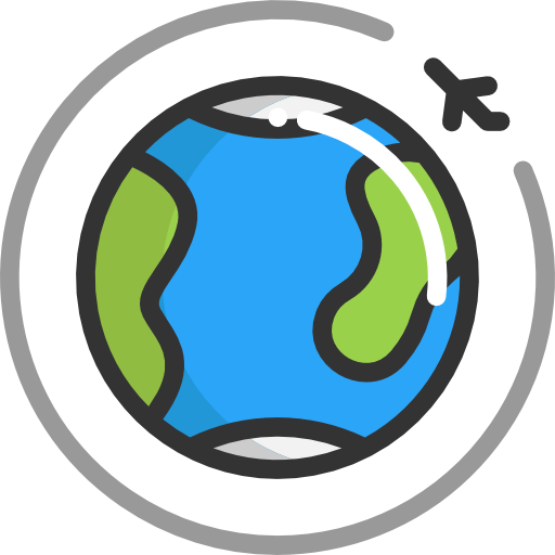 computer icons airplane flight earth travel travelling paragliding