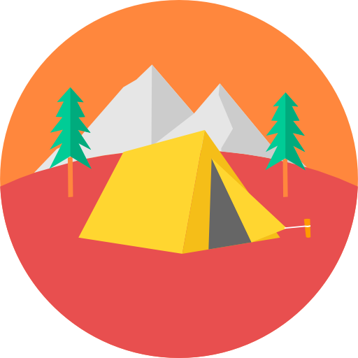 computer icons camping tourism travel travel