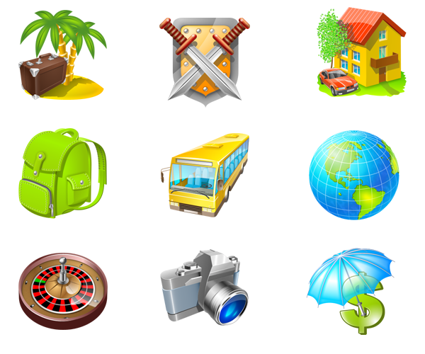 computer icons desktop wallpaper download travel icon set iconspackm