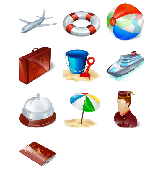 computer icons travel clip art travel elements